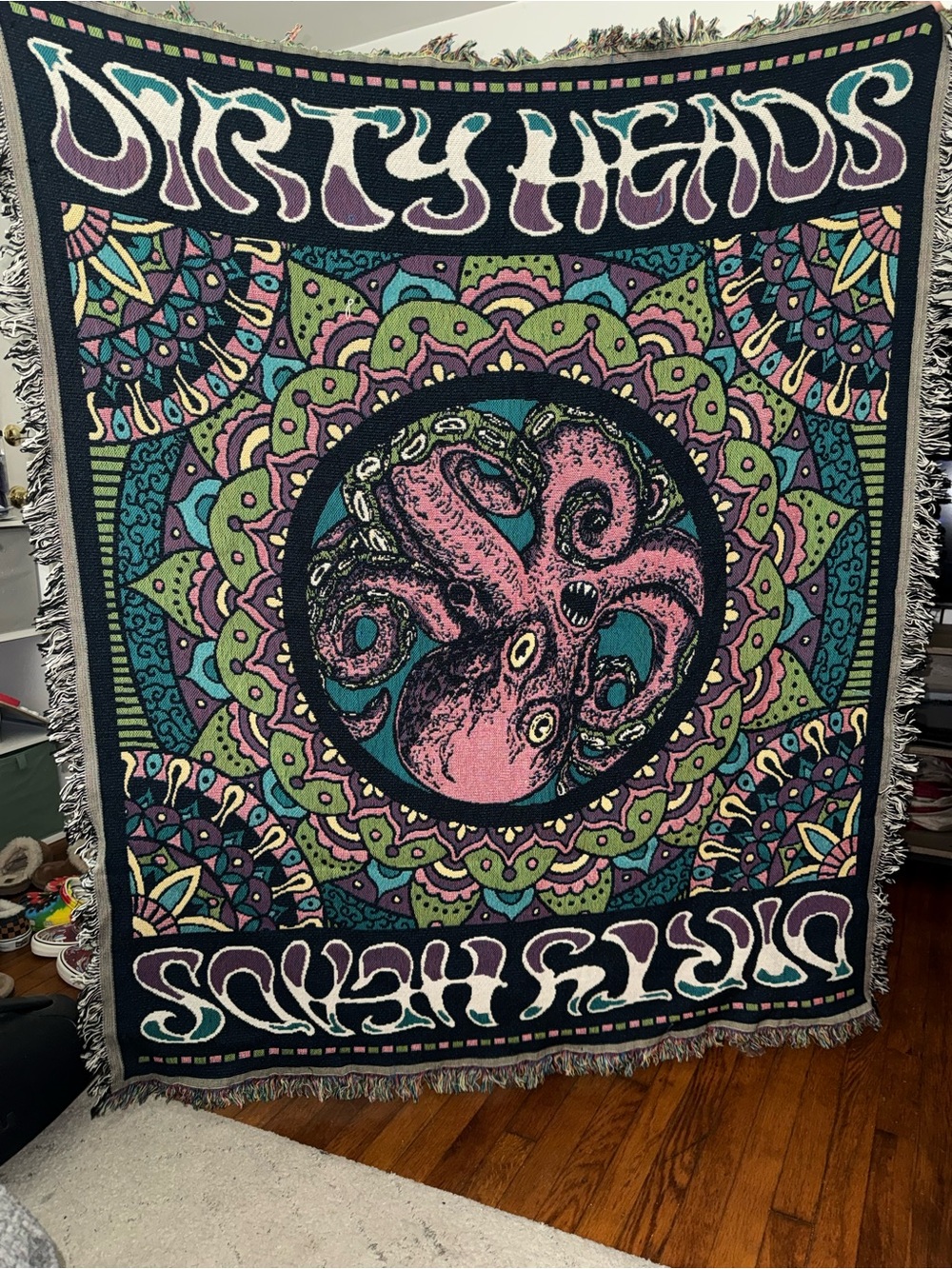 Dirty Heads Tapestry Black & Multicolor